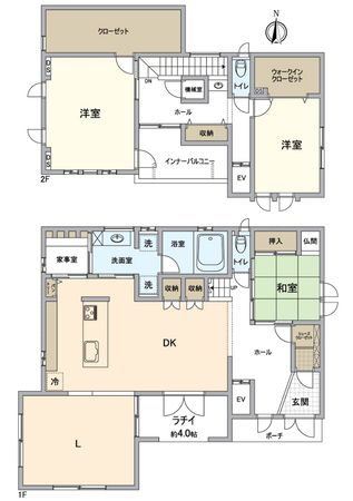 泉南郡熊取町つばさが丘北2丁目 間取図(平面図) 泉南郡熊取町つばさが丘北2丁目 間取図(平面図)