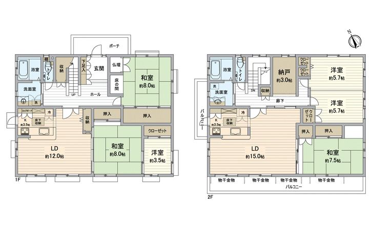 堺市南区三原台4丁 間取図(平面図) 堺市南区三原台4丁 間取図(平面図)