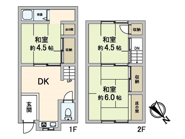 堺市北区百舌鳥梅北町4丁 間取図(平面図)