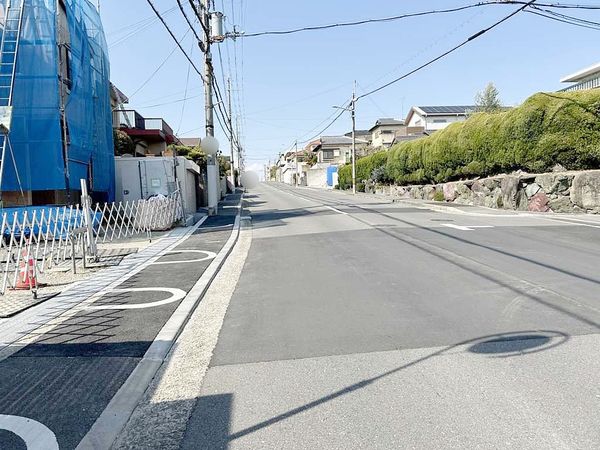 堺市西区家原寺町1丁新築 A号地 前面道路含む外観 堺市西区家原寺町1丁新築 A号地 前面道路含む外観