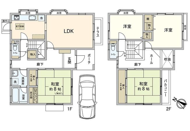 堺市南区御池台2丁 間取図(平面図)