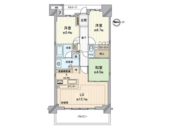 間取図(平面図)