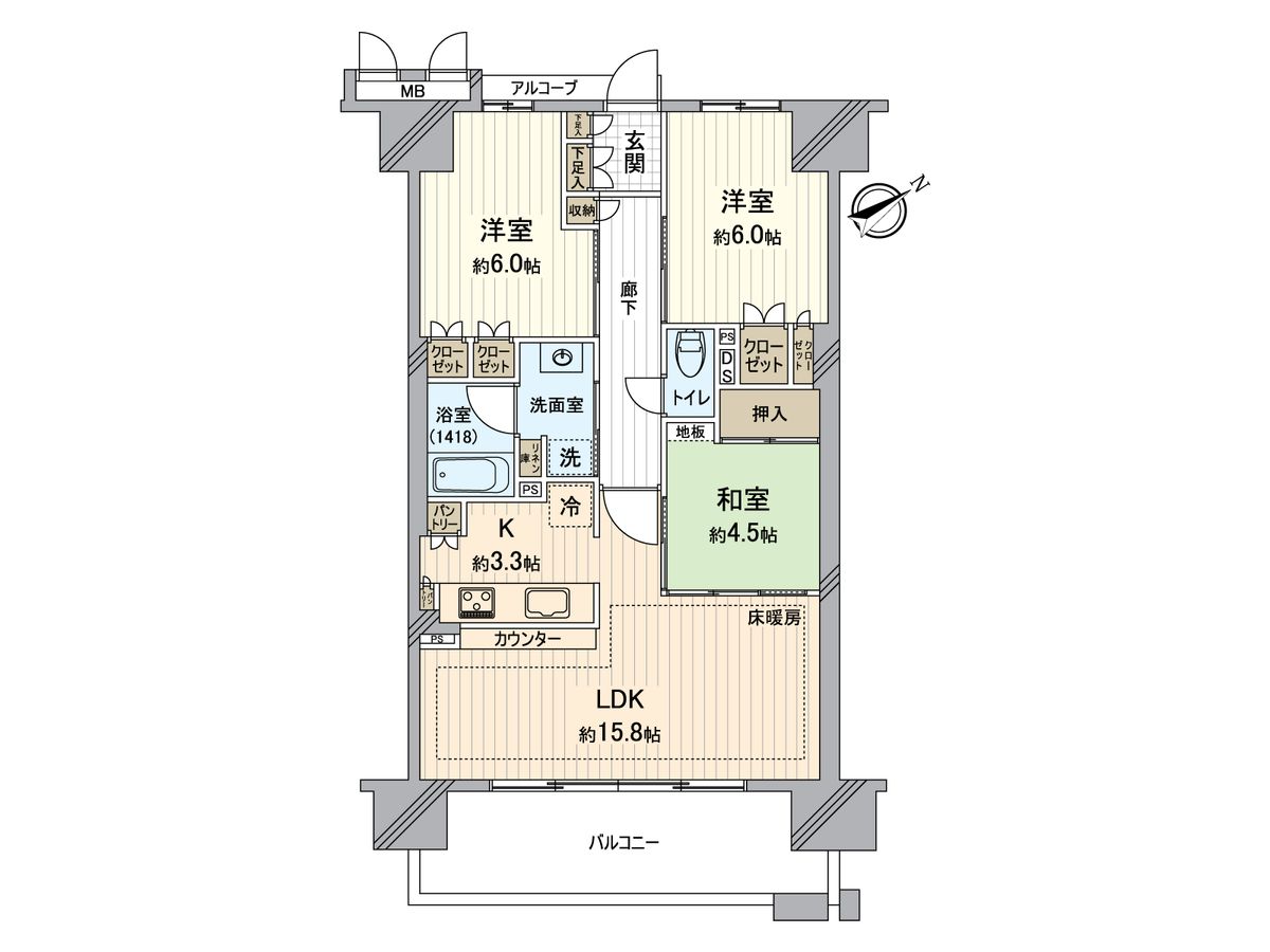 間取図(平面図)
