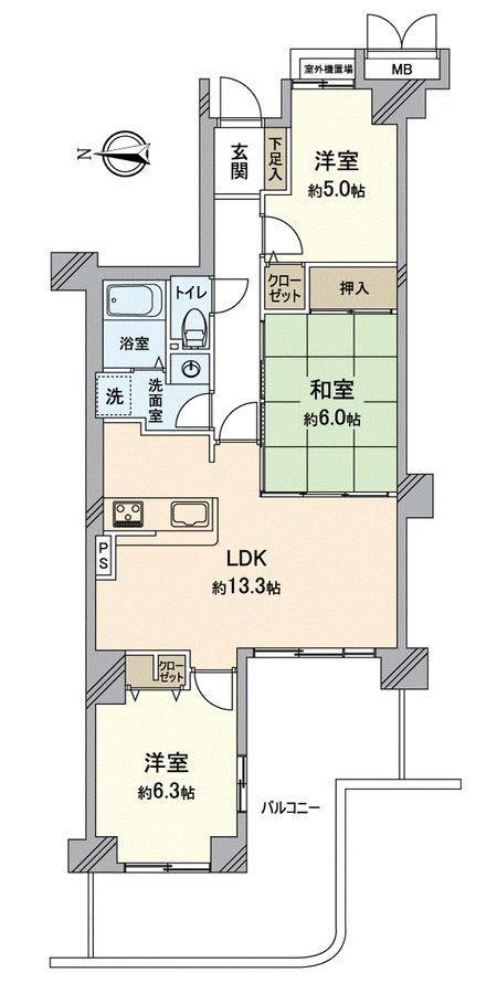 間取図(平面図)