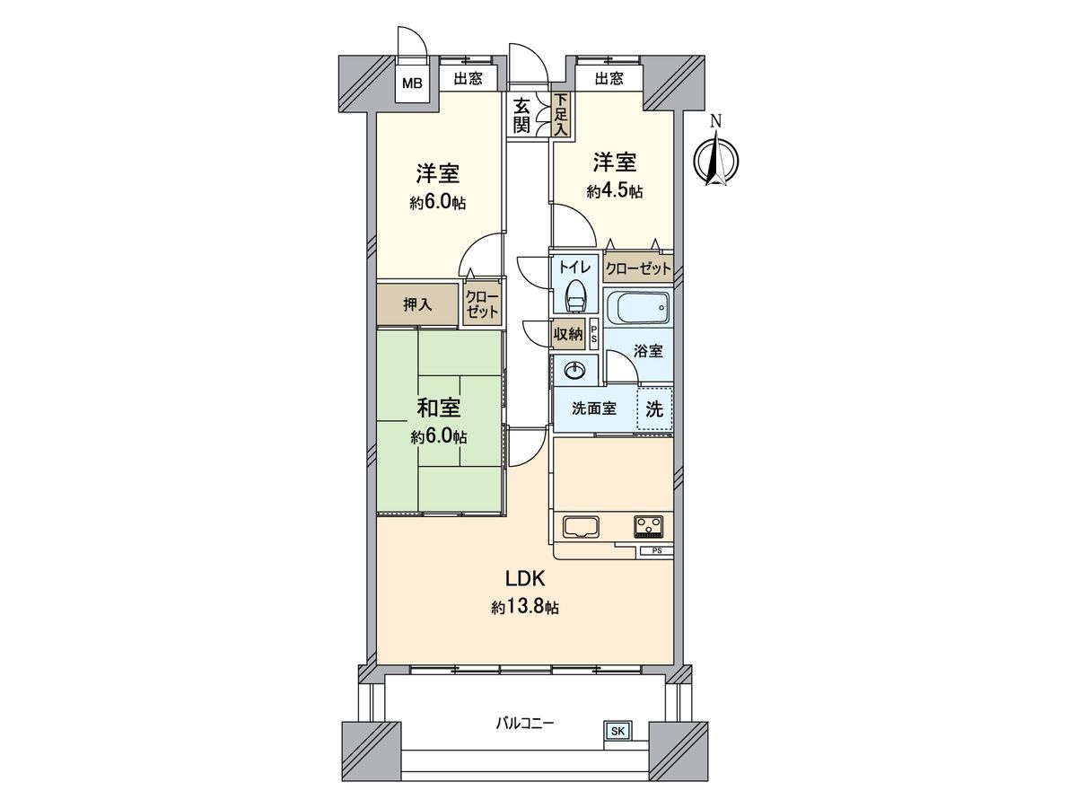 間取図(平面図)