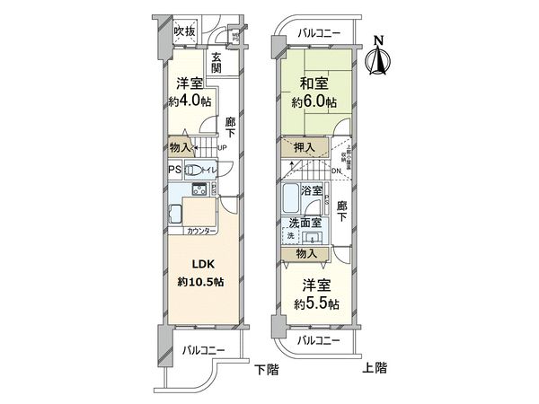 サンロード大泉 間取図(平面図) 間取図(平面図)
