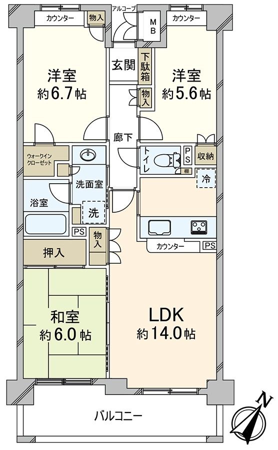 間取図(平面図)