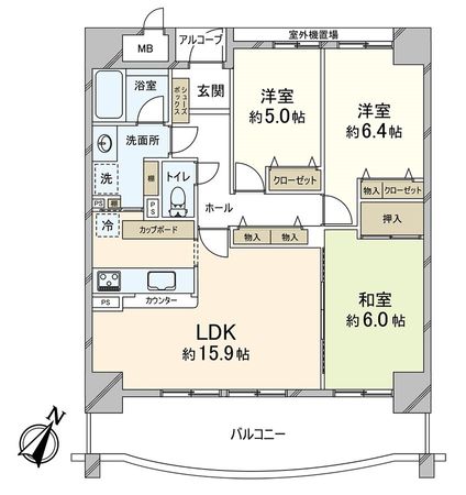 アスティオ和泉中央 D棟 間取図(平面図) 間取図(平面図)