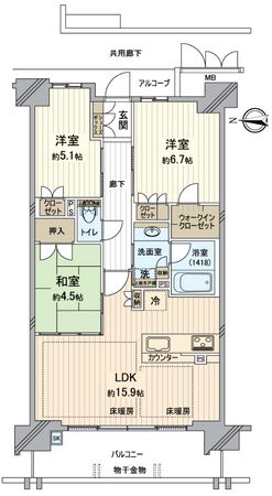 間取図(平面図)