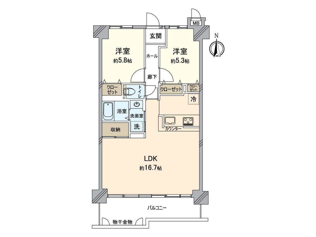 間取図(平面図)