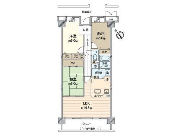 南海サウスコート千代田 間取図(平面図) 南海サウスコート千代田 間取図(平面図)