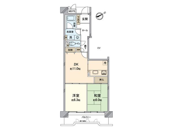 狭山パークホームズ 間取図(平面図)