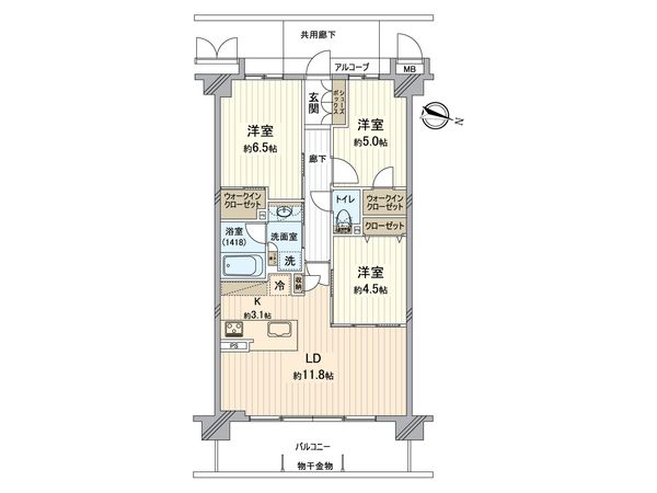 グランドデュオ三国ヶ丘 ノースリッジ 間取図(平面図) グランドデュオ三国ヶ丘 ノースリッジ 間取図(平面図)