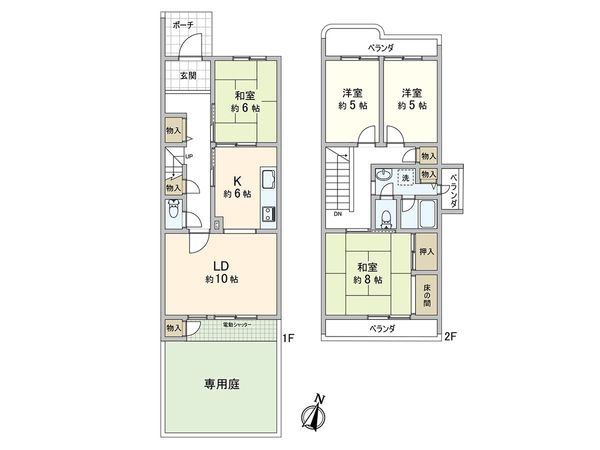 ガーデンハウス藤沢台第2住宅 間取図(平面図)