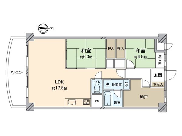 サンフラワー高石 間取図(平面図) サンフラワー高石 間取図(平面図)