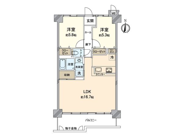 メイツ北野田 間取図(平面図) メイツ北野田 間取図(平面図)