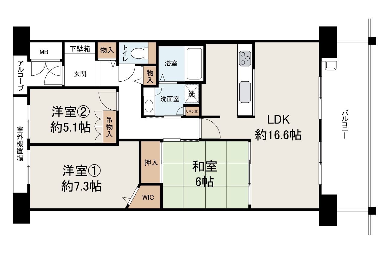間取図(平面図)