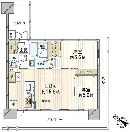 グランアッシュなかもずアクシス 間取図(平面図) グランアッシュなかもずアクシス 間取図(平面図)