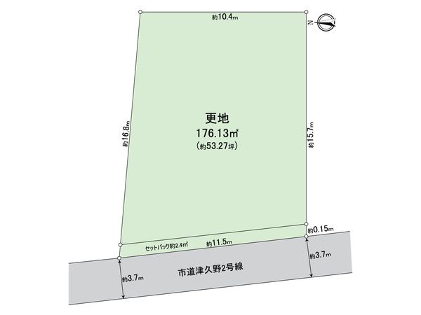 堺市西区津久野町3丁 区画図