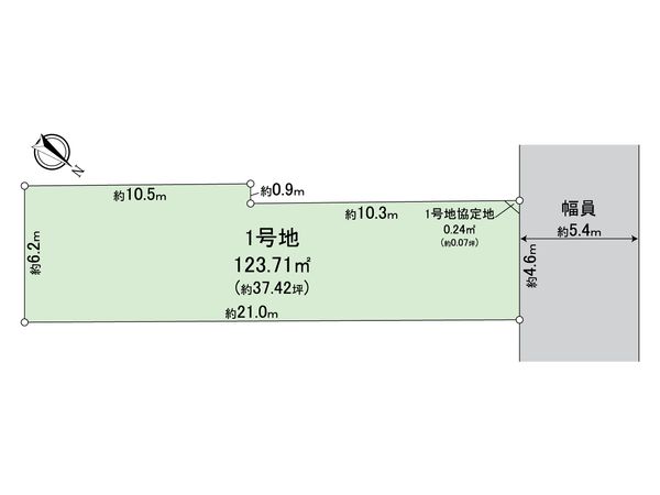 堺市堺区宿屋町東2丁 1号地 区画図