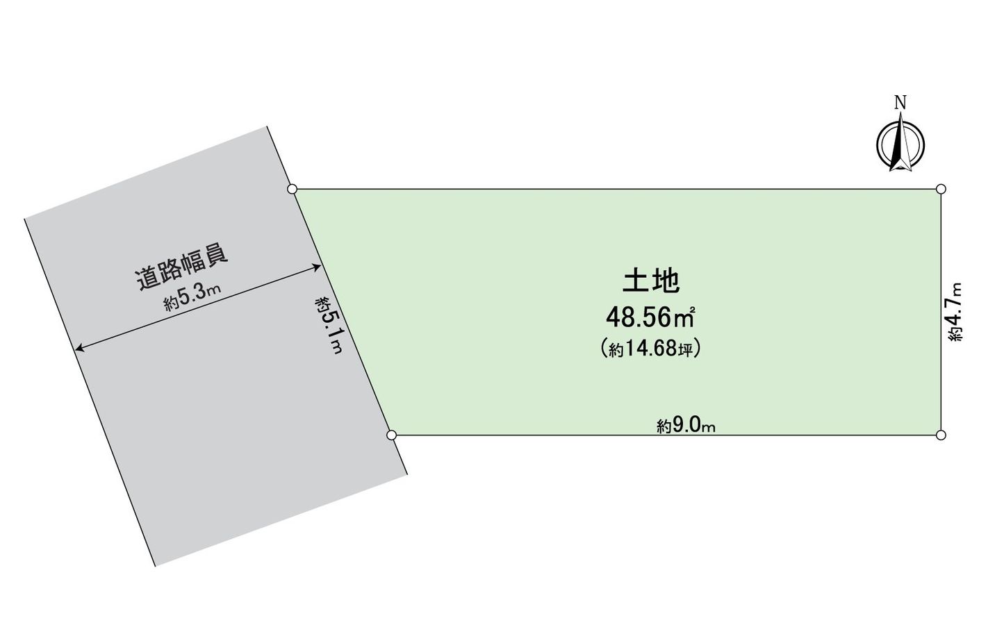 堺市北区長曽根町 区画図 区画図