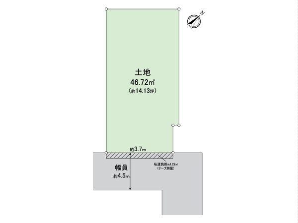 大阪市住吉区住吉1丁目 区画図