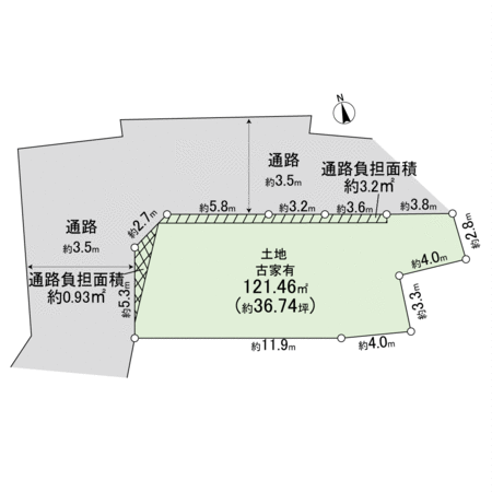 堺市西区上野芝町8丁 地形図