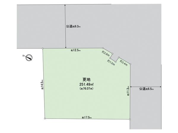 堺市南区赤坂台5丁 地形図