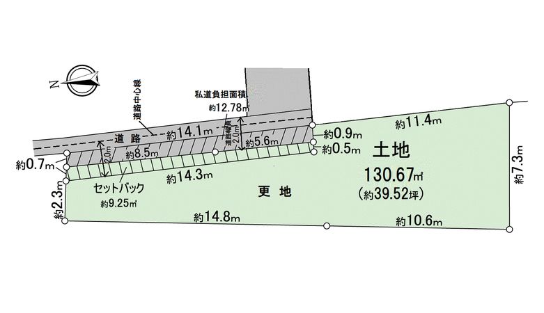 大阪市住吉区墨江1丁目 区画図