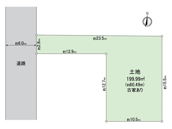 堺市西区鳳北町三丁 区画図 堺市西区鳳北町三丁 区画図