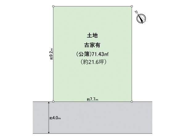 堺市堺区榎元町4丁 区画図