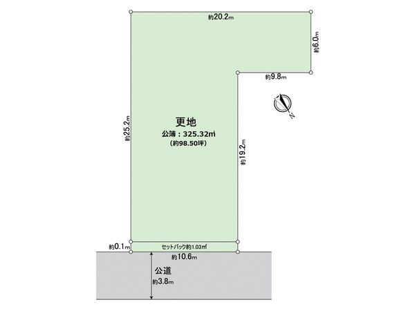 高石市高師浜2丁目 区画図