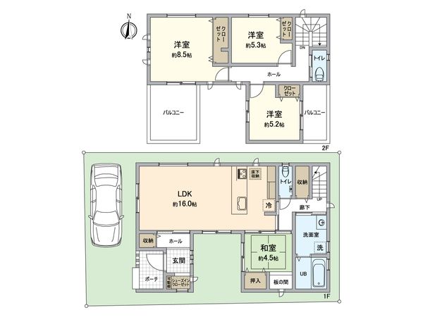 堺市西区鳳北町6丁 間取図(平面図) 堺市西区鳳北町6丁 間取図(平面図)