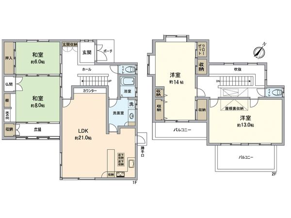 堺市西区浜寺船尾町西3丁 間取図(平面図) 堺市西区浜寺船尾町西3丁 間取図(平面図)