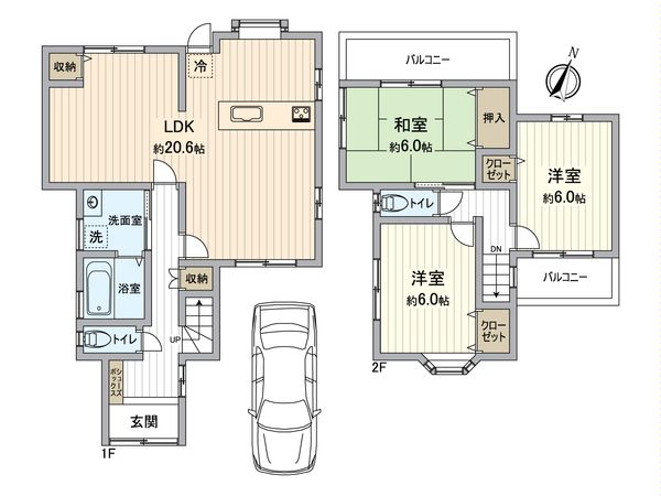 堺市西区北条町1丁 間取図(平面図) 堺市西区北条町1丁 間取図(平面図)