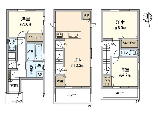 堺市西区鳳中町9丁 間取図(平面図) 堺市西区鳳中町9丁 間取図(平面図)