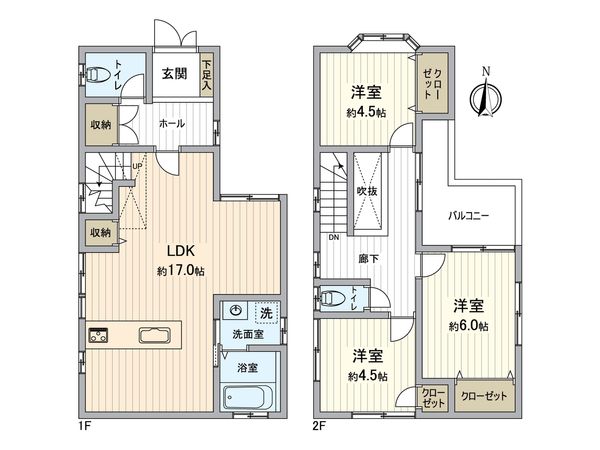 堺市西区草部 間取図(平面図) 堺市西区草部 間取図(平面図)