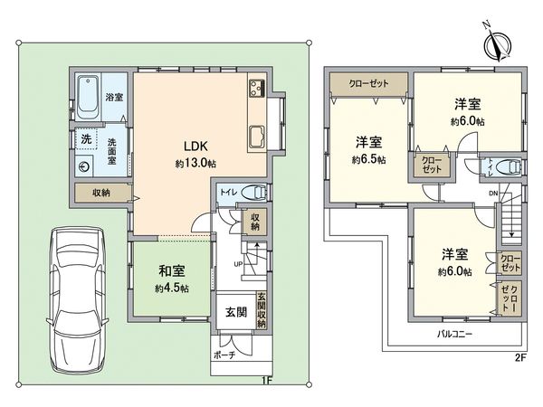 堺市西区鳳西町二丁 間取図(平面図) 堺市西区鳳西町二丁 間取図(平面図)