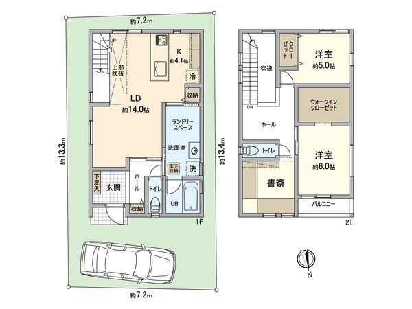 堺市西区鳳中町八丁 間取図(平面図) 堺市西区鳳中町八丁 間取図(平面図)