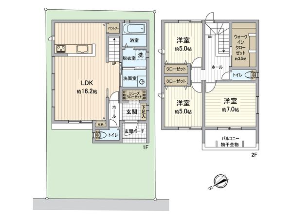 堺市西区鳳中町1丁 間取図(平面図) 堺市西区鳳中町1丁 間取図(平面図)