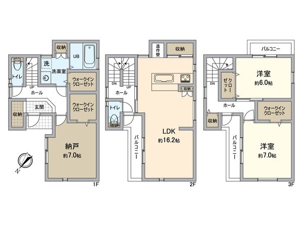高石市千代田2丁目 新築戸建 間取図(平面図) 高石市千代田2丁目 新築戸建 間取図(平面図)