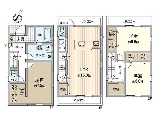 西区上野芝向ヶ丘町2丁 間取図(平面図) 西区上野芝向ヶ丘町2丁 間取図(平面図)