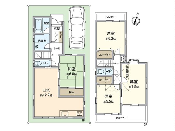 堺市西区浜寺元町5丁 間取図(平面図)