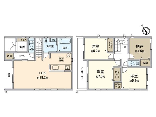 堺市堺区京町通 新築 間取図(平面図) 堺市堺区京町通 新築 間取図(平面図)