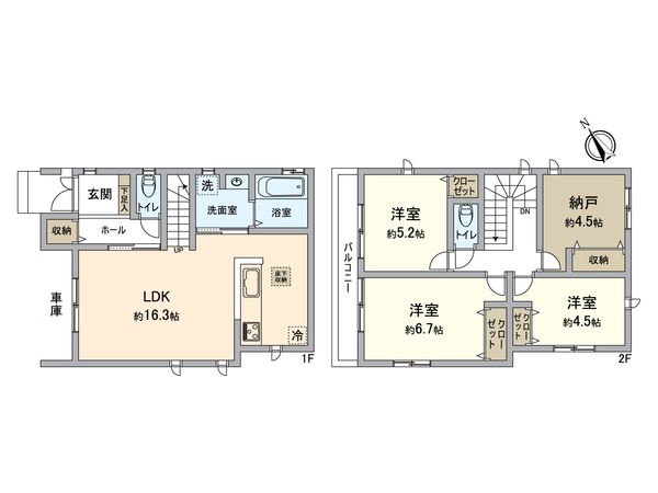 堺市堺区京町通 新築 間取図(平面図) 堺市堺区京町通 新築 間取図(平面図)