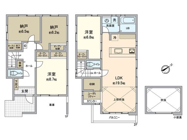 堺市堺区高砂町2丁 間取図(平面図)
