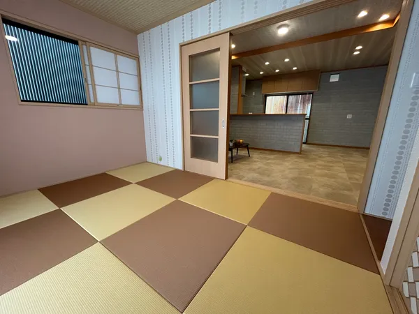 【和室/約6.0帖】リビングから目が届く和室は、小さなお子様のプレイスペースとしても活躍します。