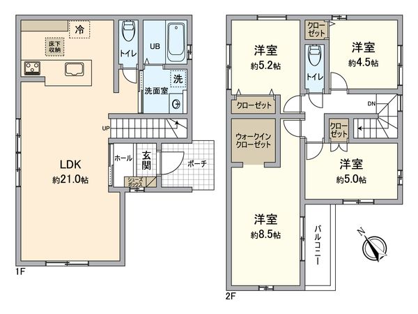 高石市高師浜4丁目 間取図(平面図)