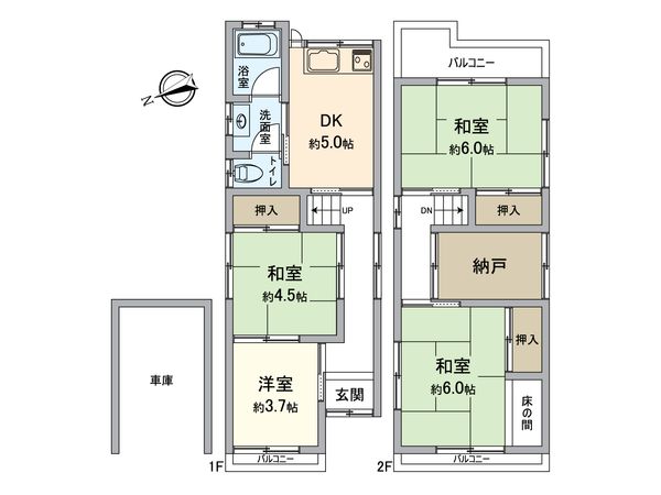 堺市西区平岡町 間取図(平面図) 間取図(平面図)