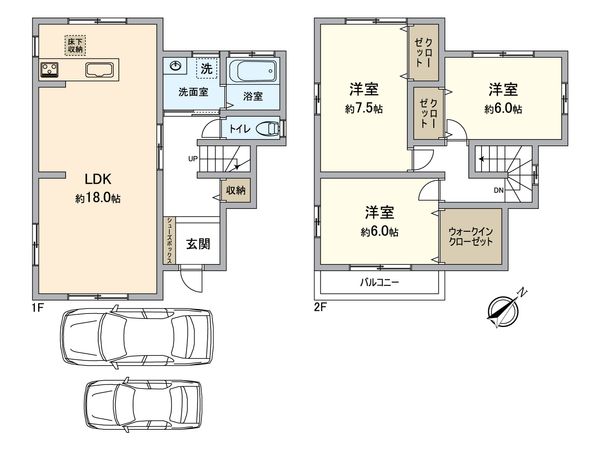 堺市西区菱木1丁 間取図(平面図) 間取図(平面図)
